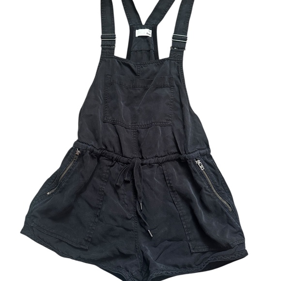 Aritzia Wilfred Free Beatriz Black Overalls Romper XXS - Picture 2 of 5